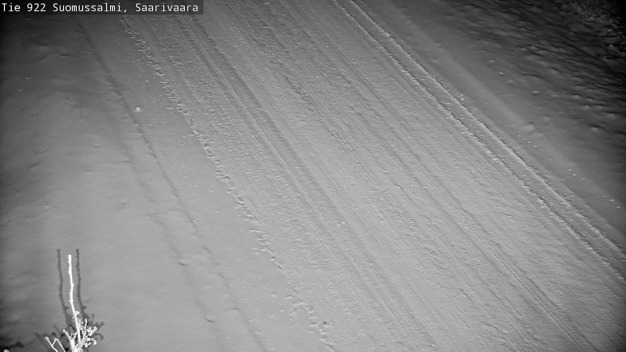Weather Camera Image Väg 843 Suomussalmi, Saarivaara, Suomussalmi, Kainuu