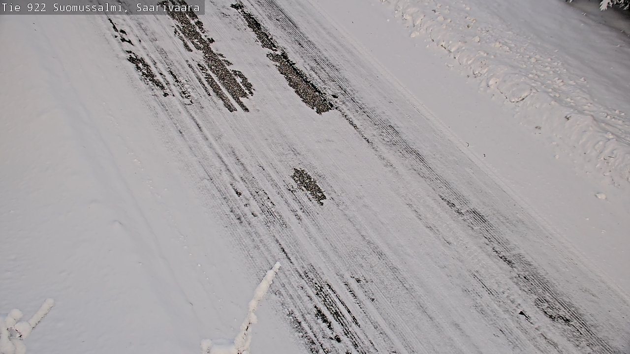 Weather Camera Image Road 950 843 Suomussalmi, Saarivaara, Suomussalmi, Kainuu