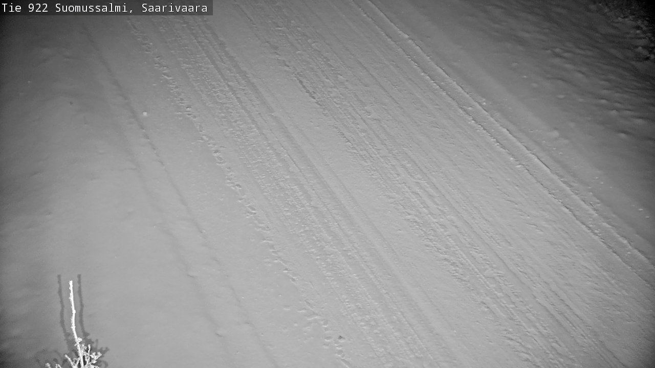 Weather Camera Image Väg 843 Suomussalmi, Saarivaara, Suomussalmi, Kainuu