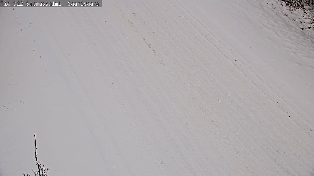 Weather Camera Image Väg 843 Suomussalmi, Saarivaara, Suomussalmi, Kainuu