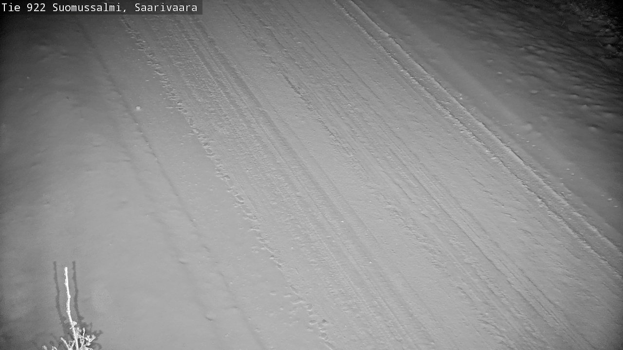 Weather Camera Image Väg 843 Suomussalmi, Saarivaara, Suomussalmi, Kainuu
