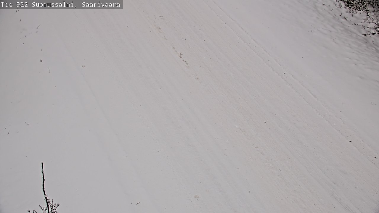 Weather Camera Image Väg 843 Suomussalmi, Saarivaara, Suomussalmi, Kainuu