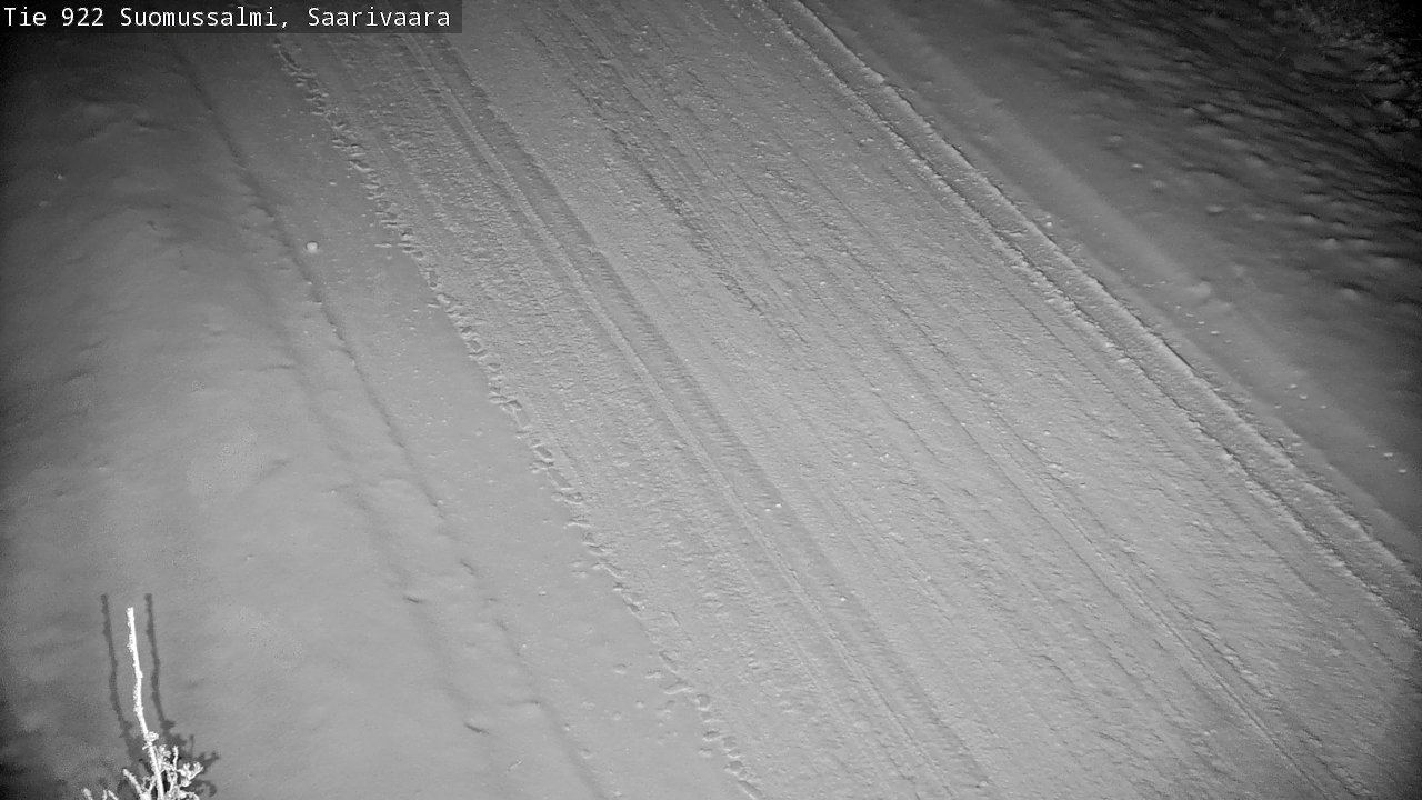 Weather Camera Image Väg 843 Suomussalmi, Saarivaara, Suomussalmi, Kainuu