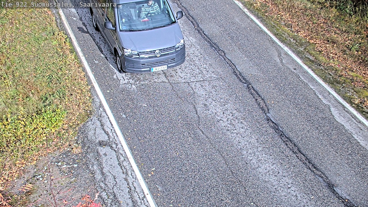Weather Camera Image Road 950 843 Suomussalmi, Saarivaara, Suomussalmi, Kainuu