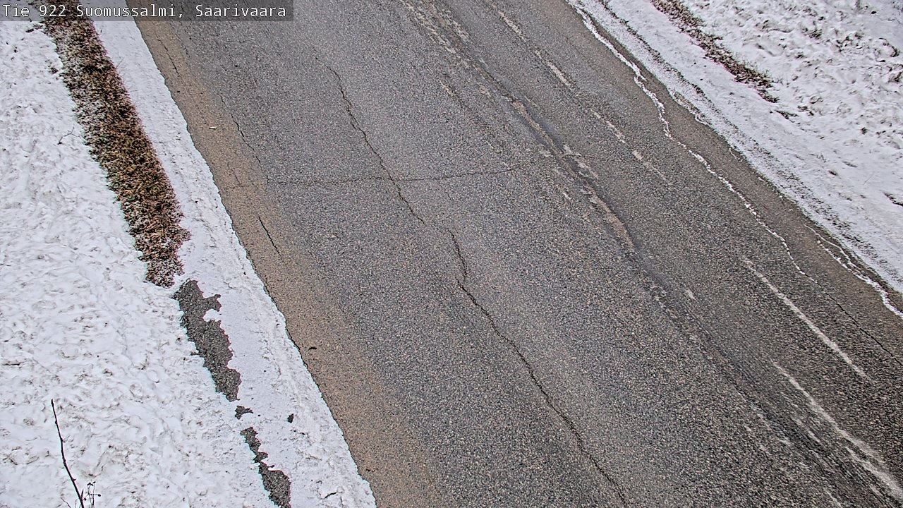 Weather Camera Image Väg 843 Suomussalmi, Saarivaara, Suomussalmi, Kainuu