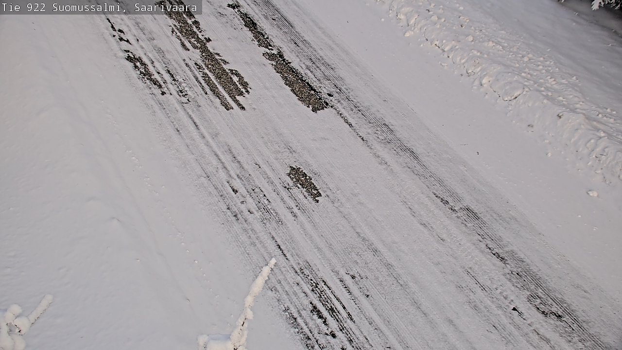 Weather Camera Image Road 950 843 Suomussalmi, Saarivaara, Suomussalmi, Kainuu