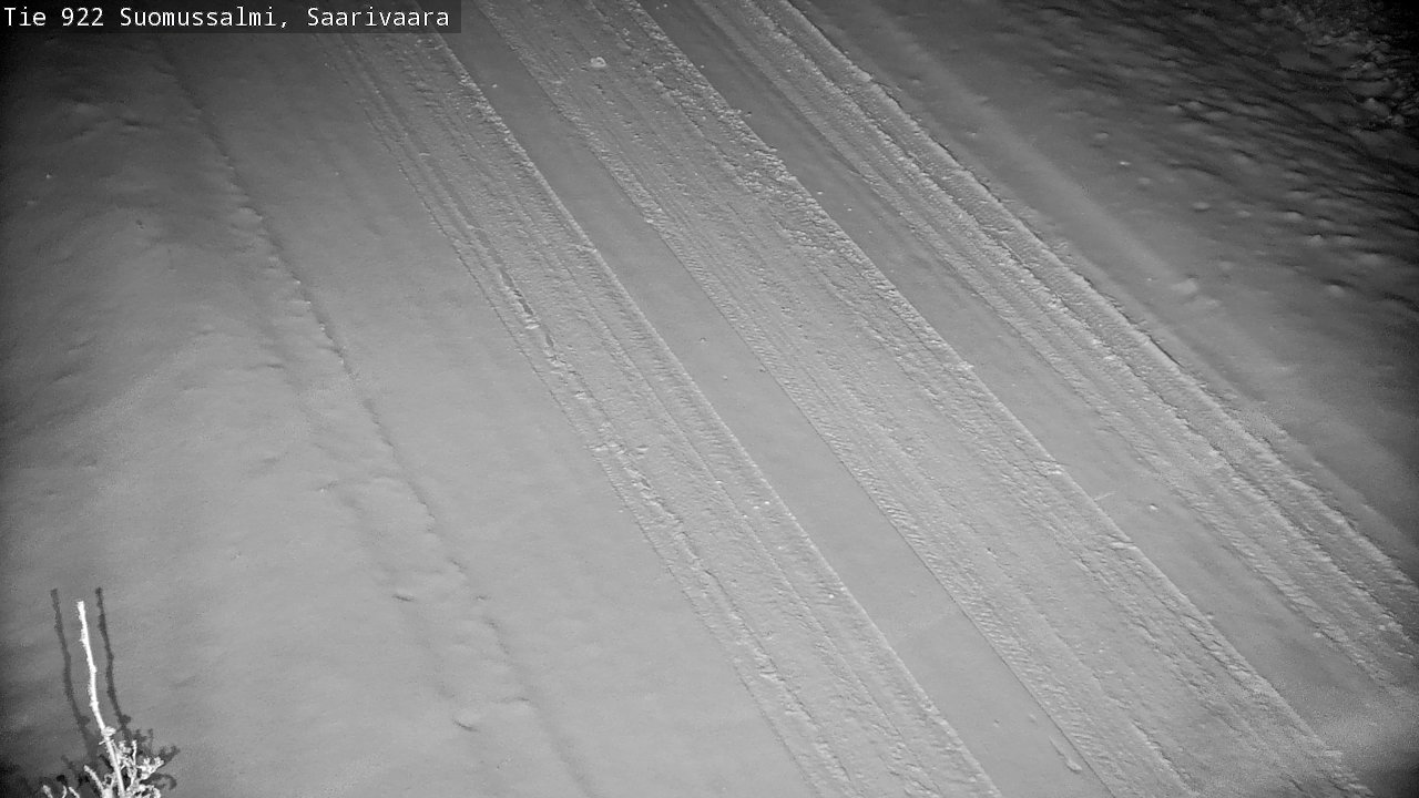 Weather Camera Image Väg 843 Suomussalmi, Saarivaara, Suomussalmi, Kainuu