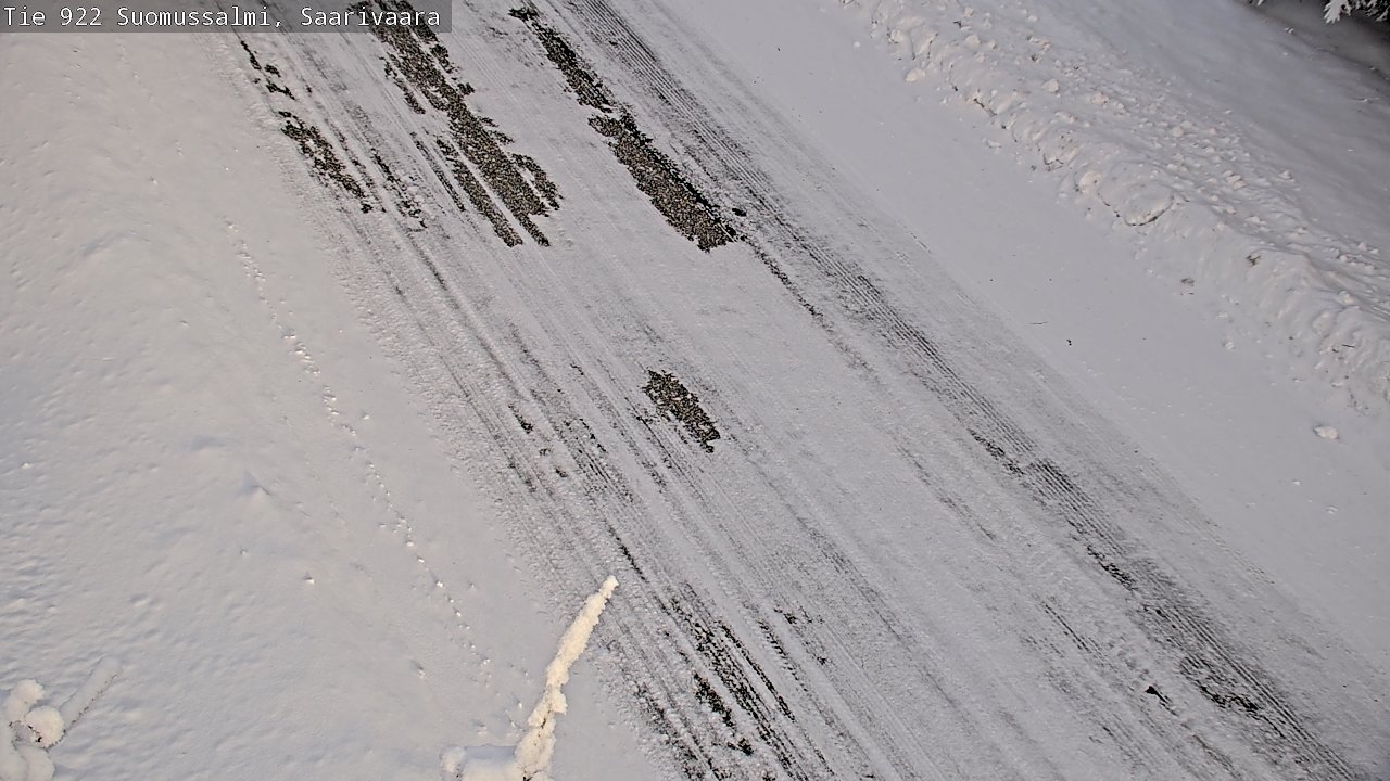 Weather Camera Image Road 950 843 Suomussalmi, Saarivaara, Suomussalmi, Kainuu