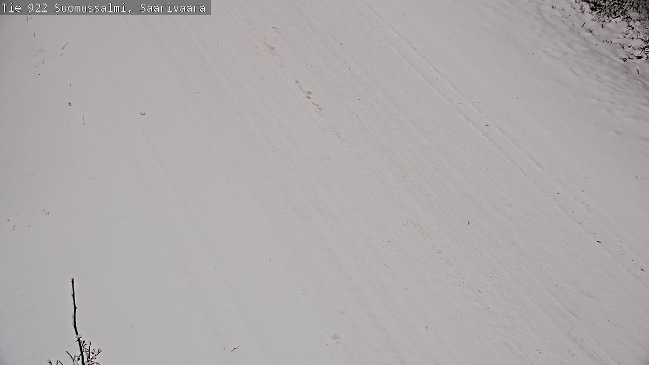 Weather Camera Image Väg 843 Suomussalmi, Saarivaara, Suomussalmi, Kainuu