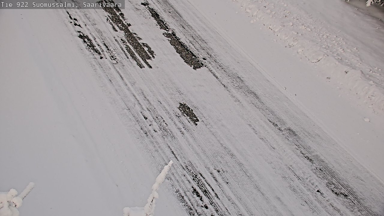 Weather Camera Image Road 950 843 Suomussalmi, Saarivaara, Suomussalmi, Kainuu
