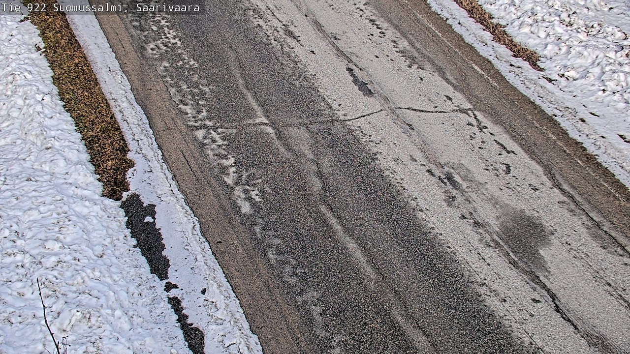 Weather Camera Image Väg 843 Suomussalmi, Saarivaara, Suomussalmi, Kainuu