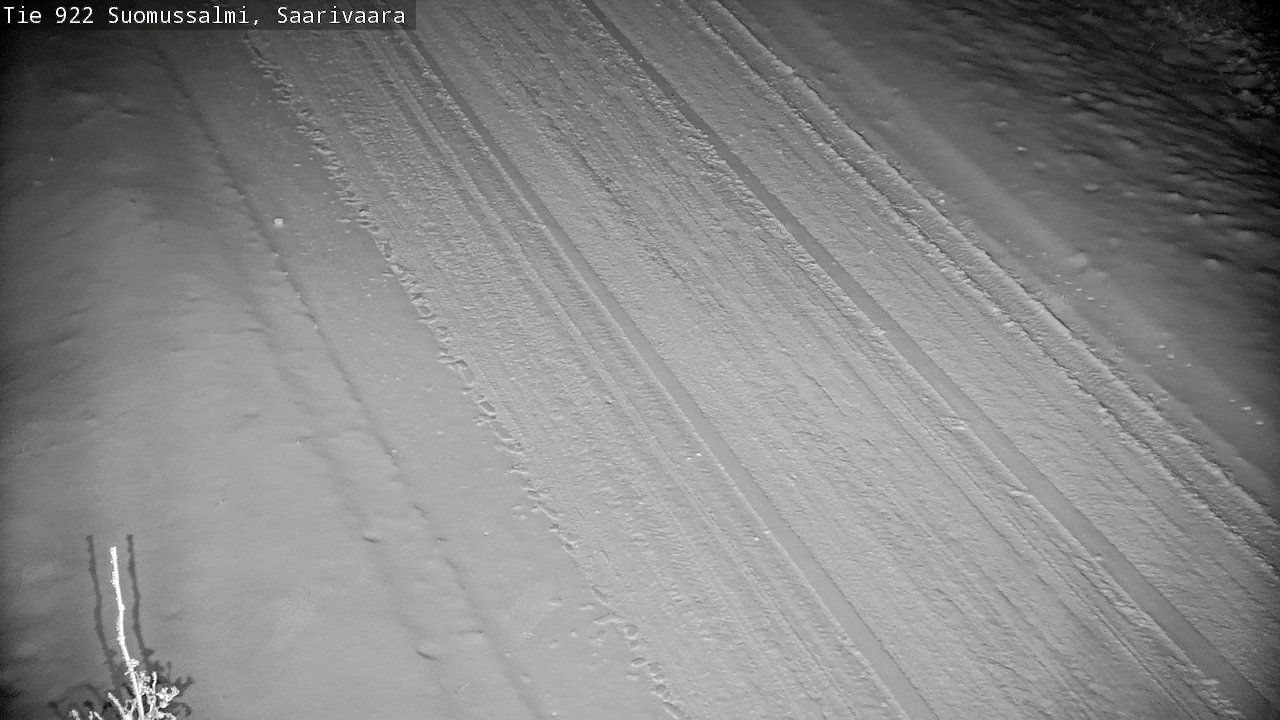 Weather Camera Image Väg 843 Suomussalmi, Saarivaara, Suomussalmi, Kainuu