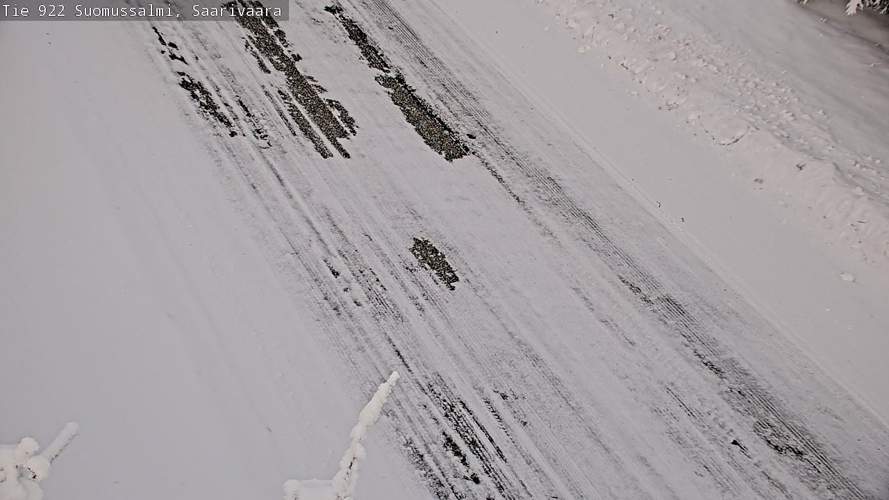 Weather Camera Image Road 950 843 Suomussalmi, Saarivaara, Suomussalmi, Kainuu