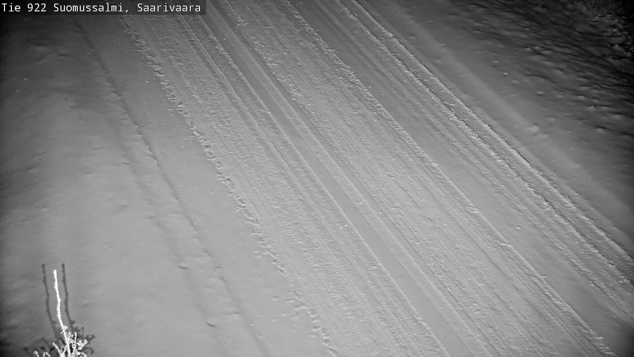 Weather Camera Image Väg 843 Suomussalmi, Saarivaara, Suomussalmi, Kainuu