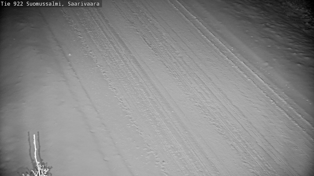 Weather Camera Image Väg 843 Suomussalmi, Saarivaara, Suomussalmi, Kainuu