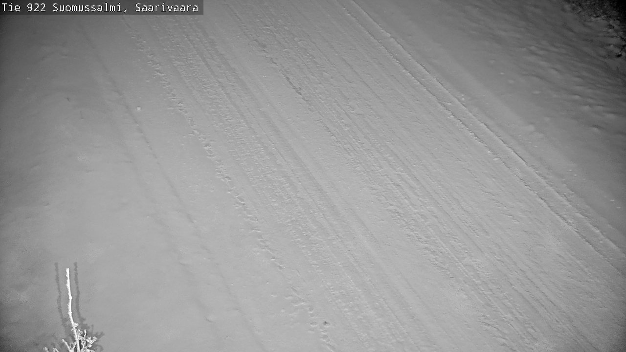 Weather Camera Image Väg 843 Suomussalmi, Saarivaara, Suomussalmi, Kainuu