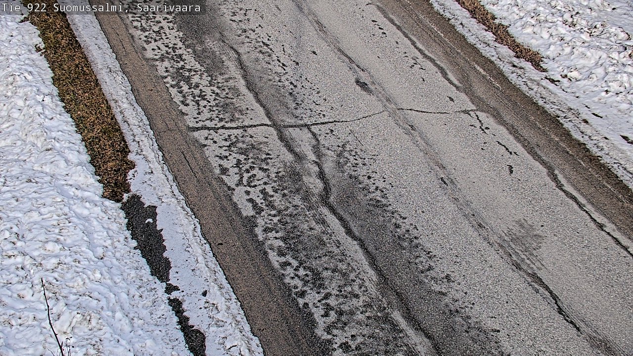 Weather Camera Image Road 950 843 Suomussalmi, Saarivaara, Suomussalmi, Kainuu