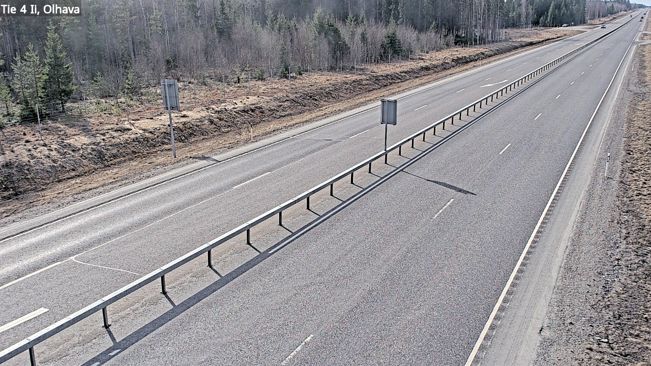 Weather Camera Image Väg 4, Ii, Olhava, Ii, Pohjois-Pohjanmaa