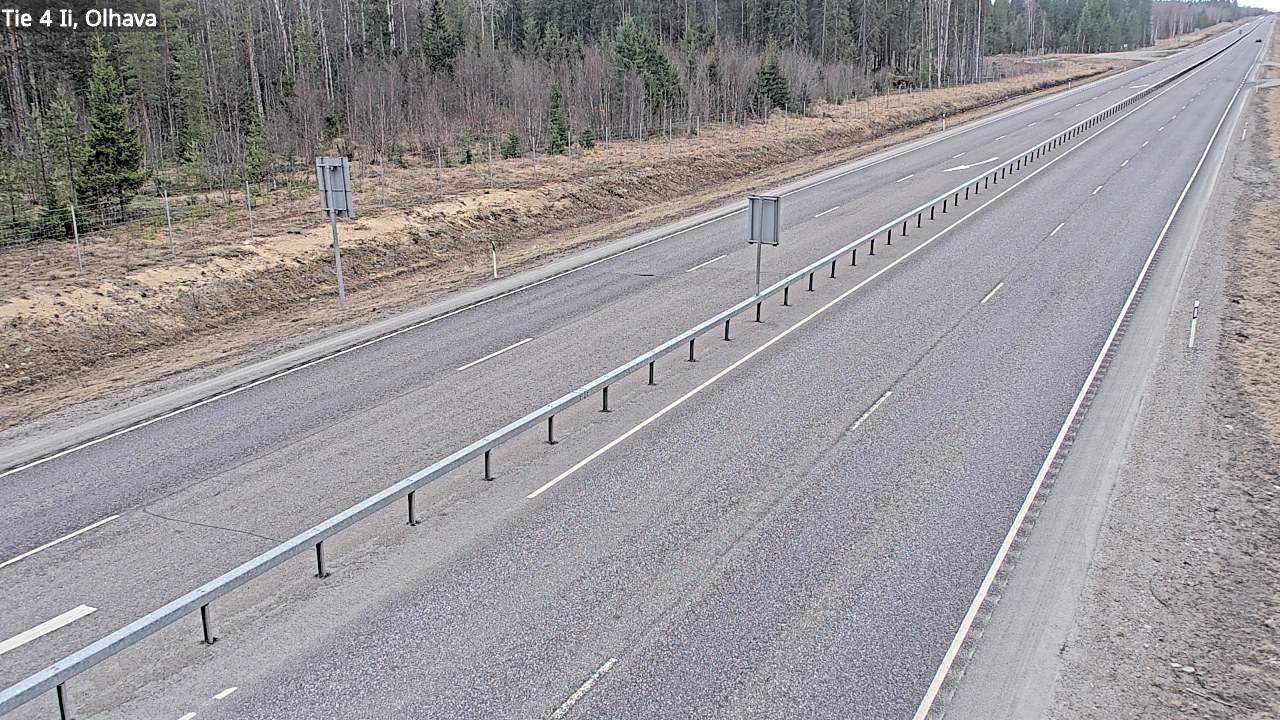 Weather Camera Image Road 4, Ii, Olhava, Ii, Pohjois-Pohjanmaa