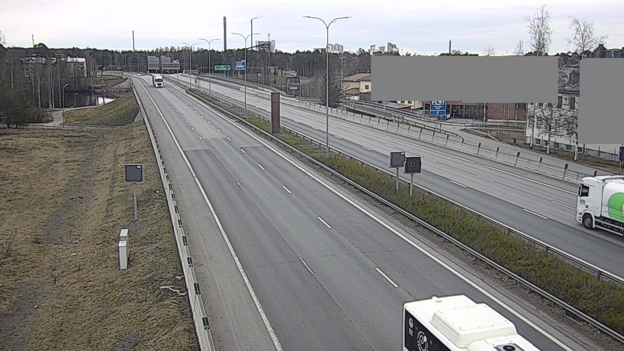 Weather Camera Image Road 4 Oulu, Intiö, Oulu, Pohjois-Pohjanmaa