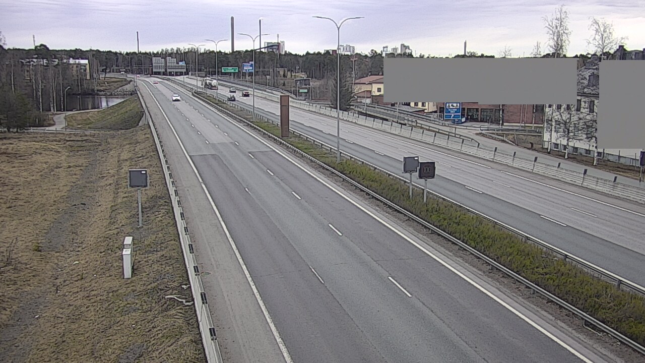 Weather Camera Image Väg 4 Uleåborg, Intiö, Oulu, Pohjois-Pohjanmaa
