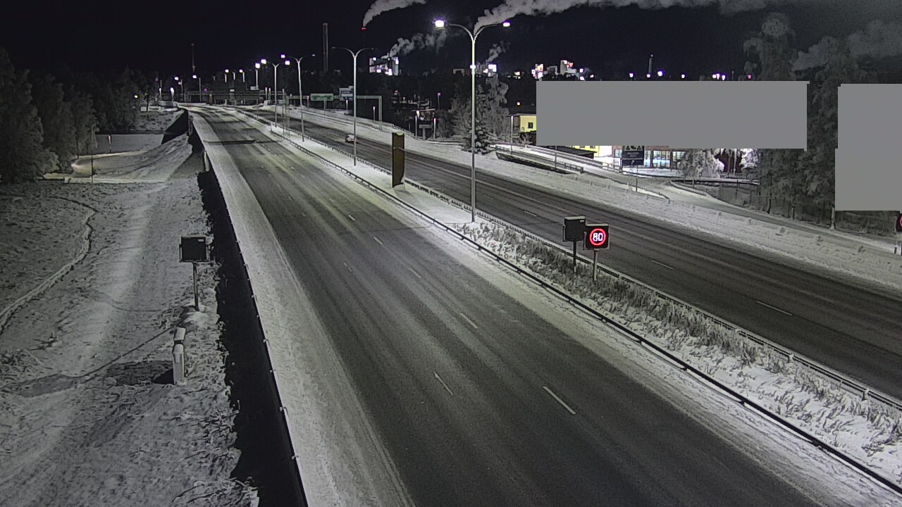 Kelikamerat Kuva Tie 4 Oulu Intiö, Oulu, Pohjois-Pohjanmaa