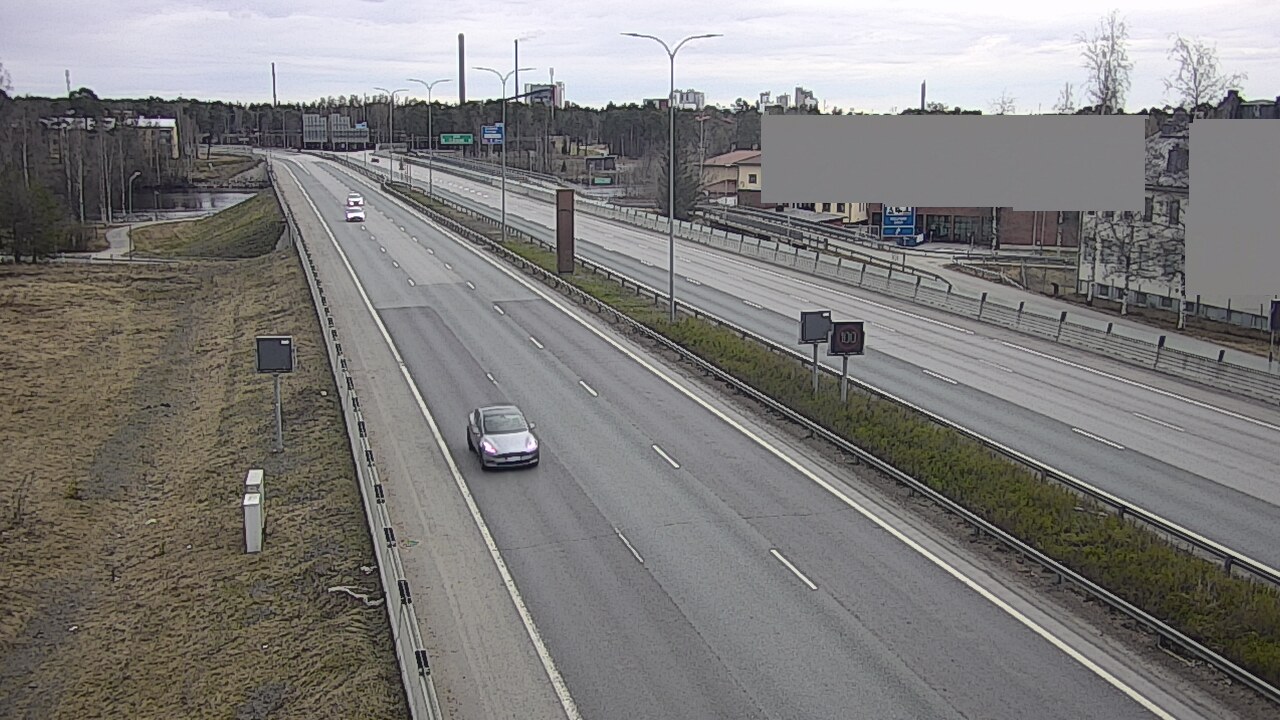 Weather Camera Image Väg 4 Uleåborg, Intiö, Oulu, Pohjois-Pohjanmaa
