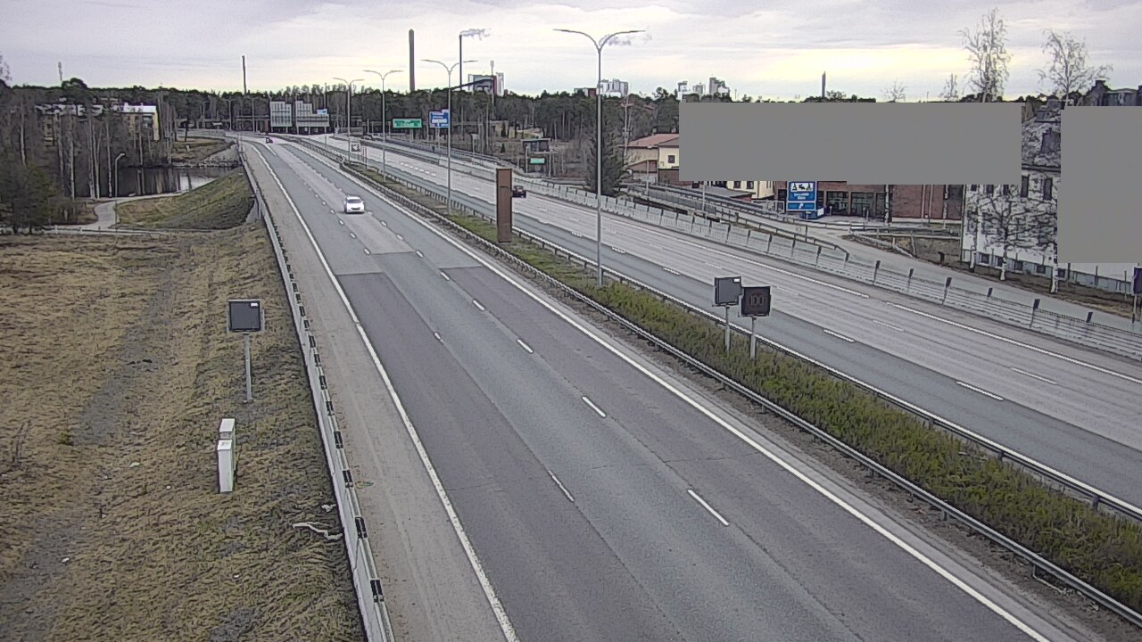 Weather Camera Image Road 4 Oulu, Intiö, Oulu, Pohjois-Pohjanmaa