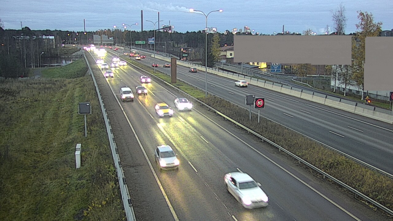 Kelikamerat Kuva Tie 4 Oulu Intiö, Oulu, Pohjois-Pohjanmaa