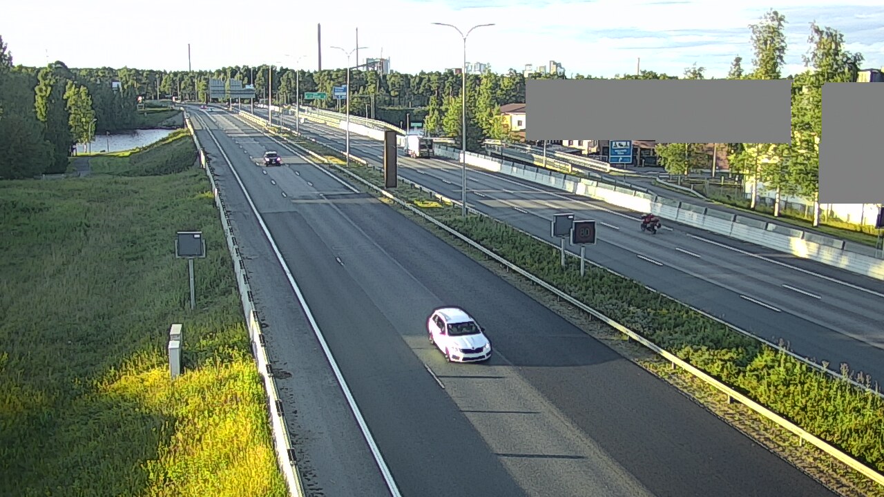 Weather Camera Image Road 4 Oulu, Intiö, Oulu, Pohjois-Pohjanmaa