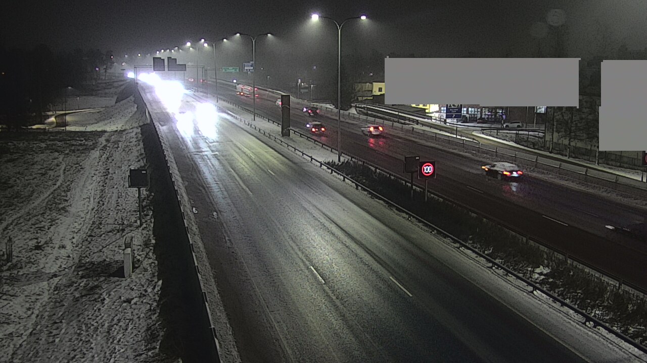 Weather Camera Image Väg 4 Uleåborg, Intiö, Oulu, Pohjois-Pohjanmaa