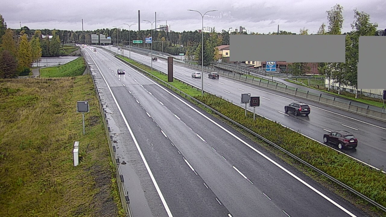 Weather Camera Image Väg 4 Uleåborg, Intiö, Oulu, Pohjois-Pohjanmaa