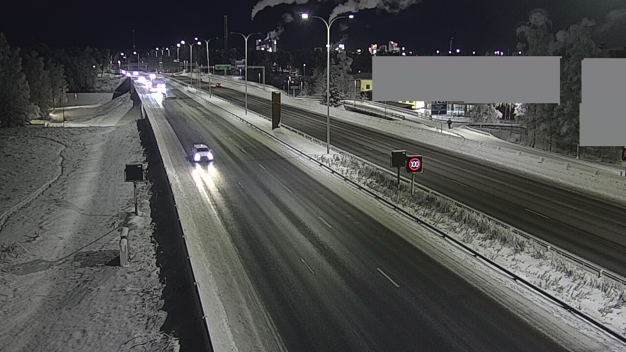 Kelikamerat Kuva Tie 4 Oulu Intiö, Oulu, Pohjois-Pohjanmaa