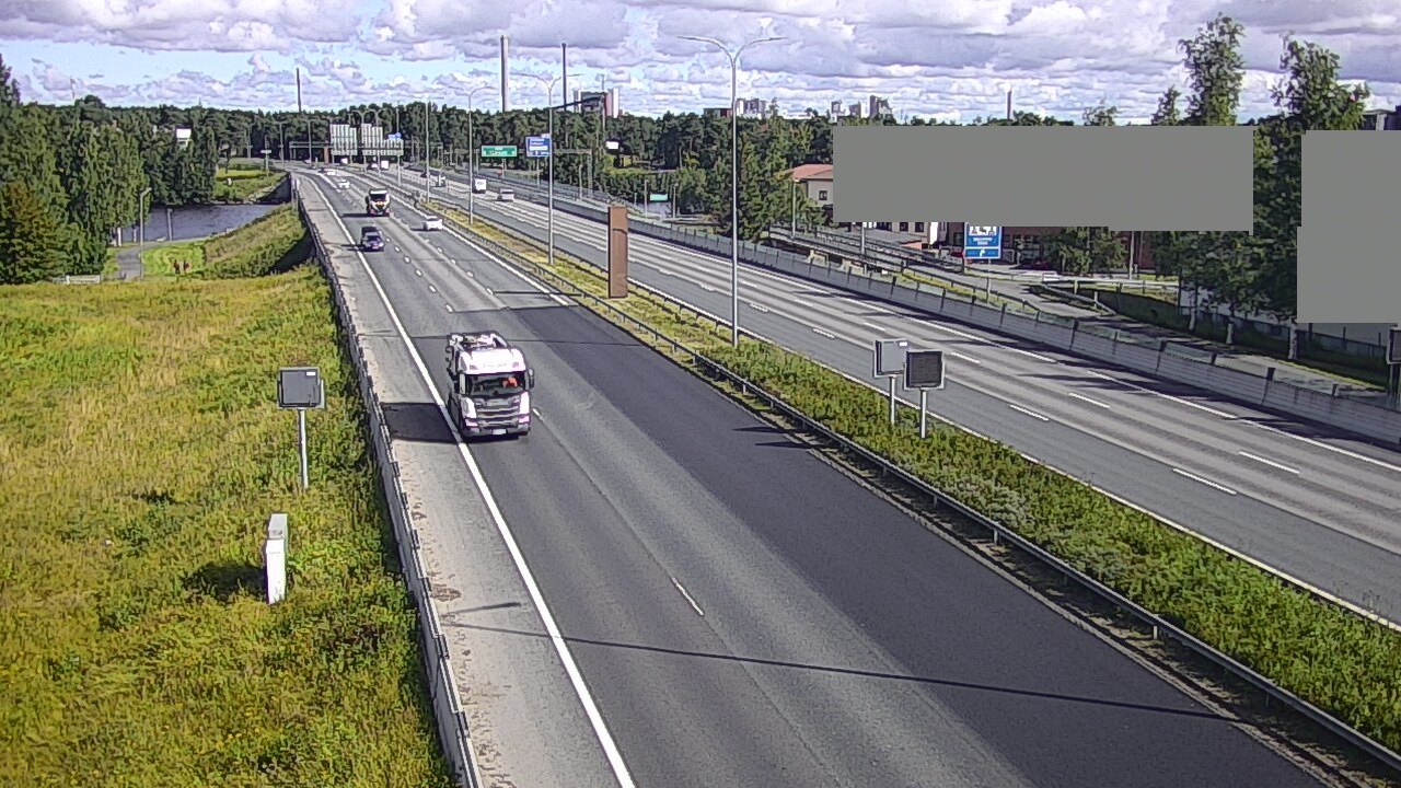 Weather Camera Image Road 4 Oulu, Intiö, Oulu, Pohjois-Pohjanmaa