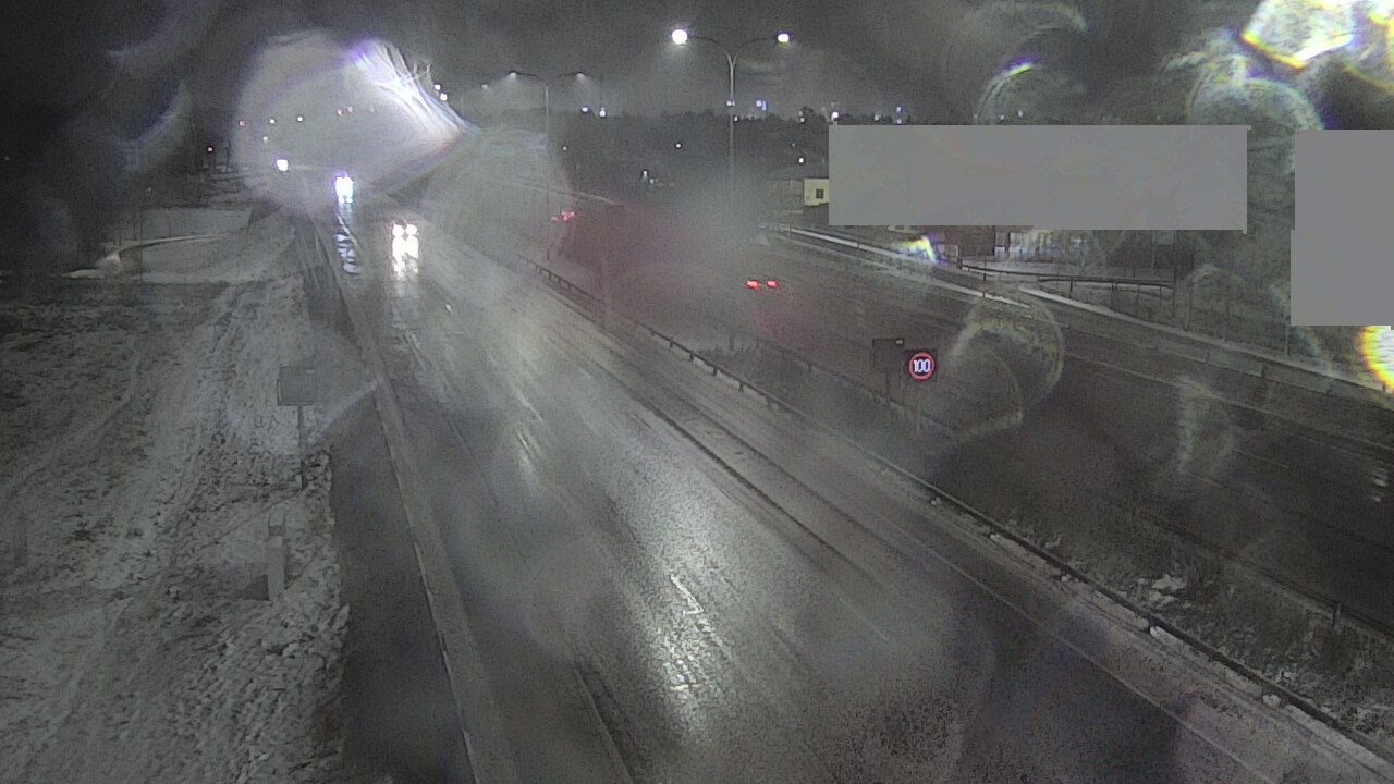 Weather Camera Image Väg 4 Uleåborg, Intiö, Oulu, Pohjois-Pohjanmaa