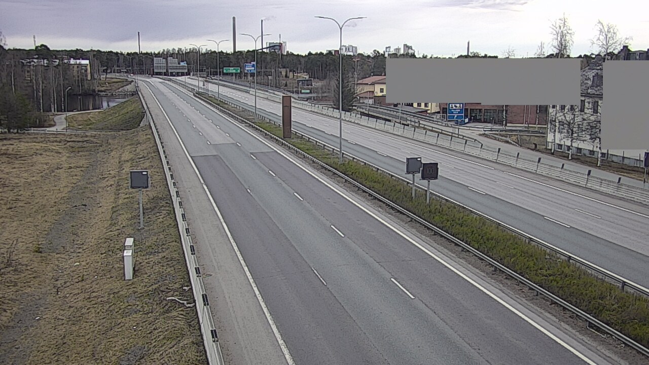 Weather Camera Image Väg 4 Uleåborg, Intiö, Oulu, Pohjois-Pohjanmaa
