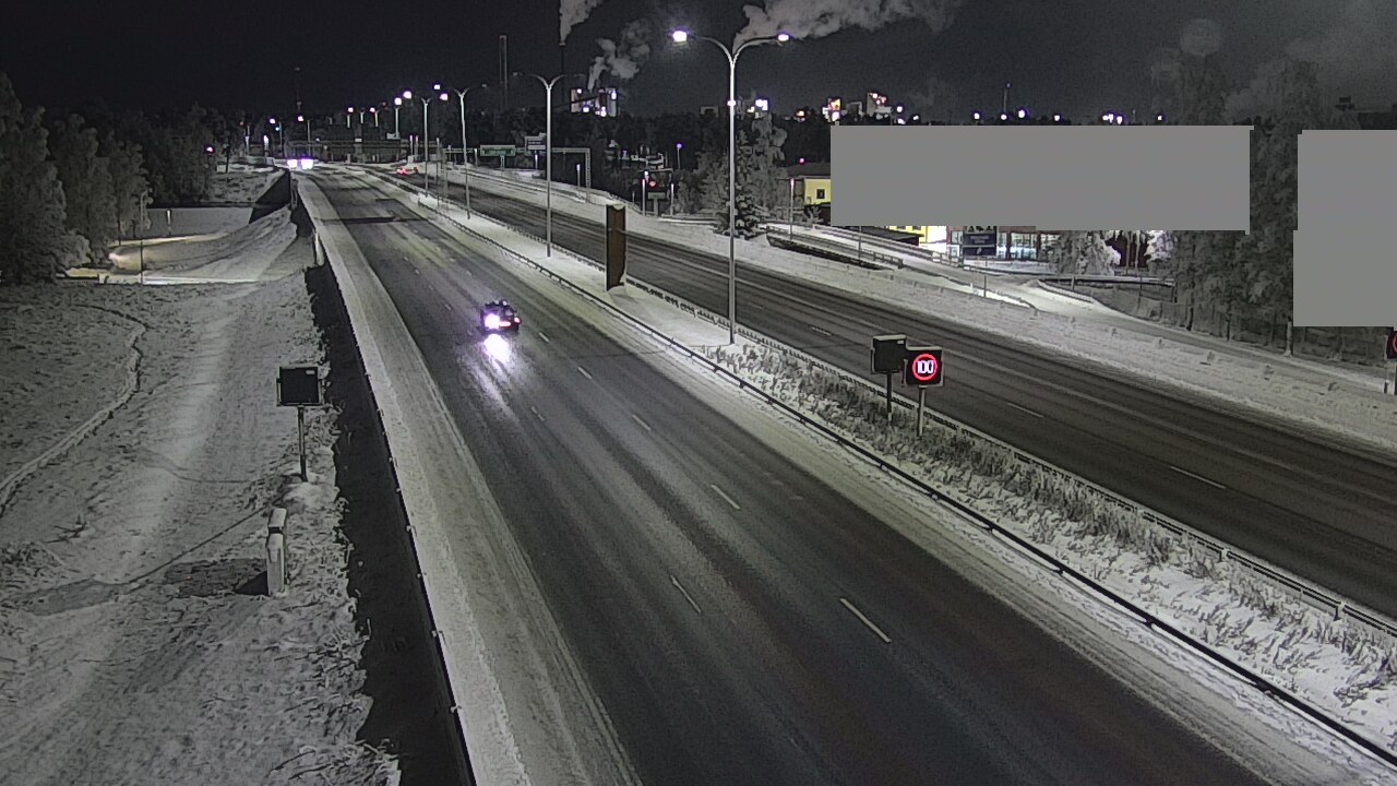 Kelikamerat Kuva Tie 4 Oulu Intiö, Oulu, Pohjois-Pohjanmaa