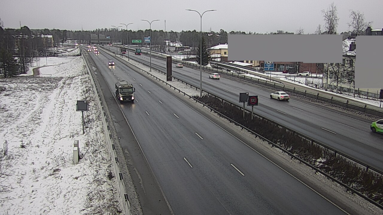 Weather Camera Image Road 4 Oulu, Intiö, Oulu, Pohjois-Pohjanmaa