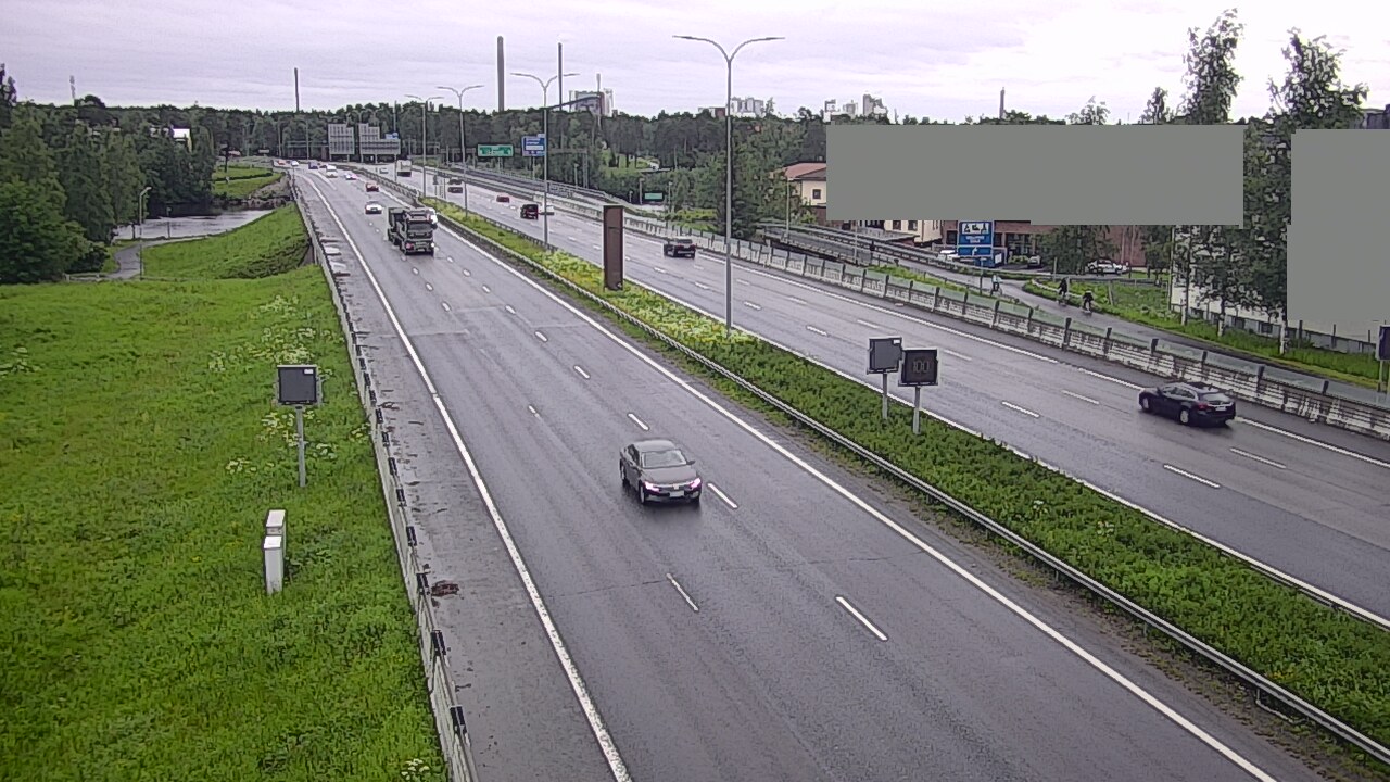 Weather Camera Image Road 4 Oulu, Intiö, Oulu, Pohjois-Pohjanmaa