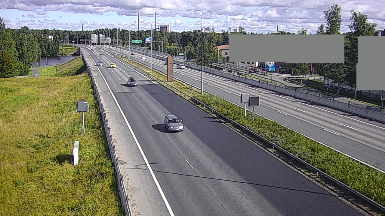 Weather Camera Image Road 4 Oulu, Intiö, Oulu, Pohjois-Pohjanmaa
