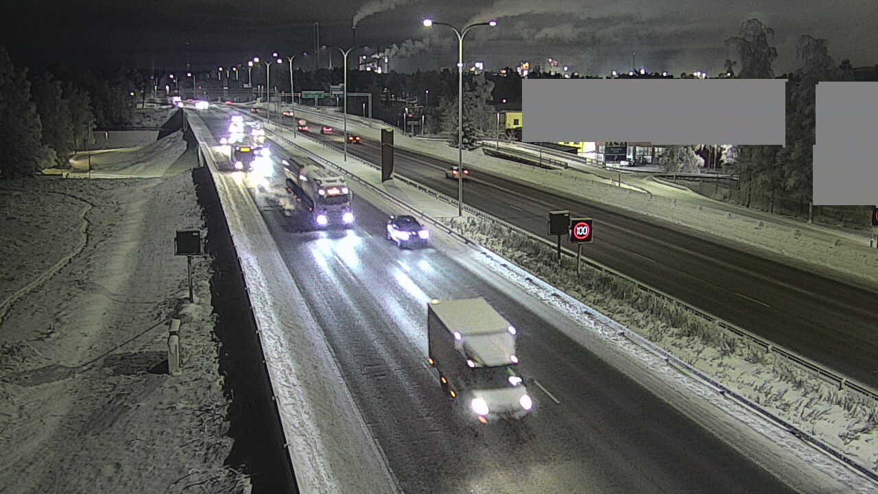 Kelikamerat Kuva Tie 4 Oulu Intiö, Oulu, Pohjois-Pohjanmaa