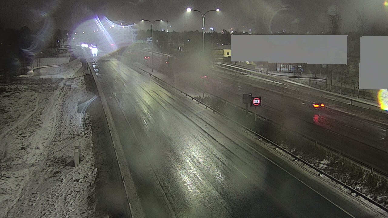 Weather Camera Image Väg 4 Uleåborg, Intiö, Oulu, Pohjois-Pohjanmaa