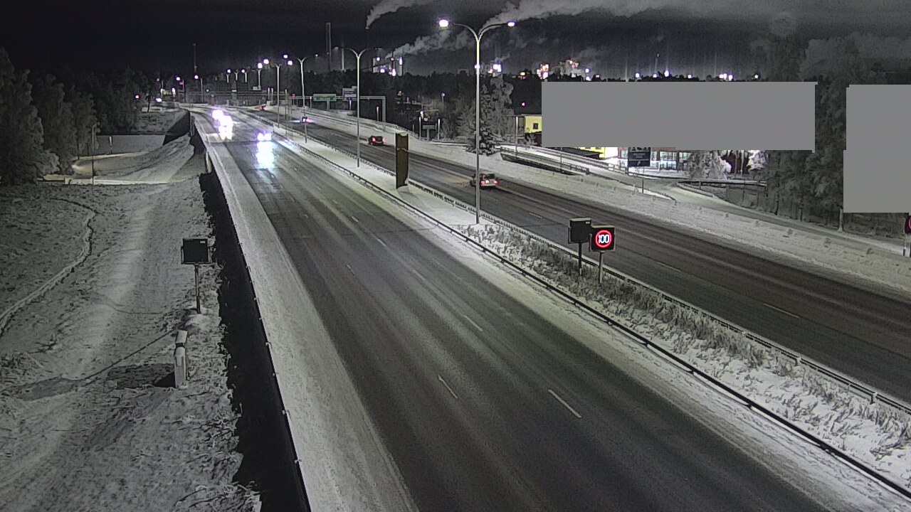 Kelikamerat Kuva Tie 4 Oulu Intiö, Oulu, Pohjois-Pohjanmaa