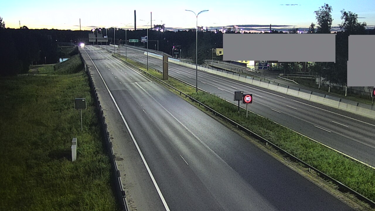 Weather Camera Image Road 4 Oulu, Intiö, Oulu, Pohjois-Pohjanmaa