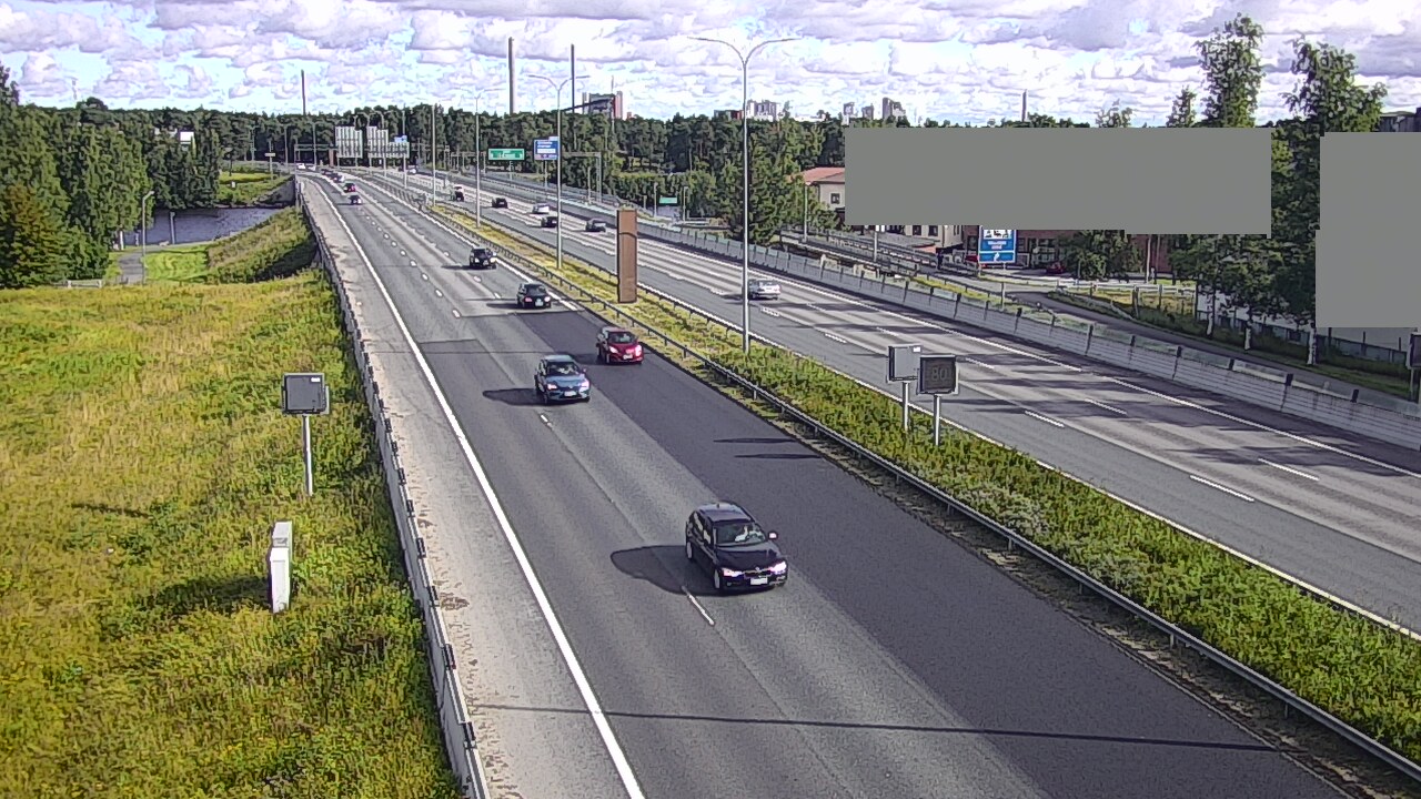 Weather Camera Image Road 4 Oulu, Intiö, Oulu, Pohjois-Pohjanmaa