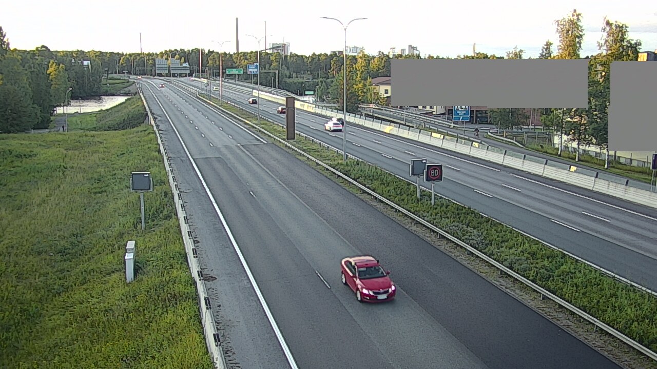 Weather Camera Image Road 4 Oulu, Intiö, Oulu, Pohjois-Pohjanmaa