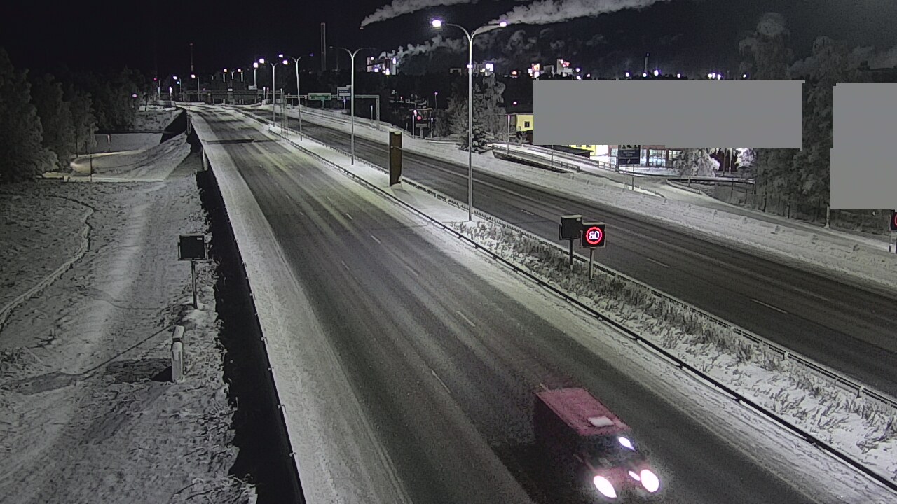 Kelikamerat Kuva Tie 4 Oulu Intiö, Oulu, Pohjois-Pohjanmaa