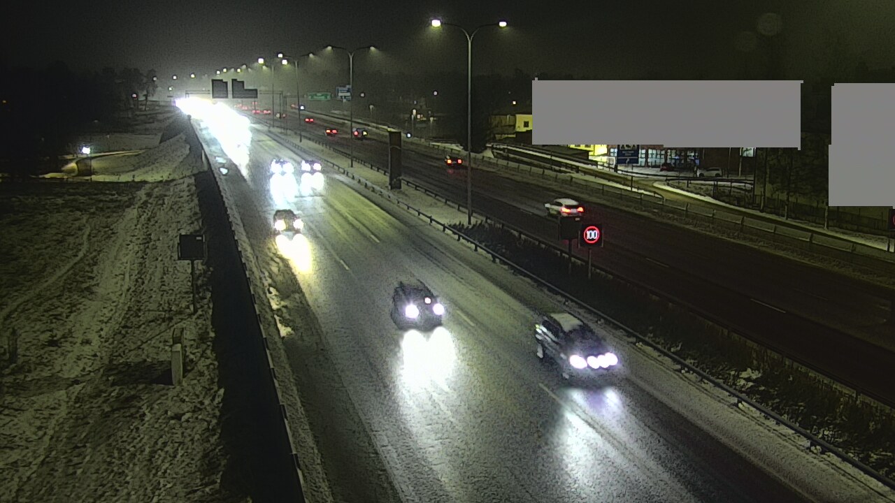 Weather Camera Image Väg 4 Uleåborg, Intiö, Oulu, Pohjois-Pohjanmaa