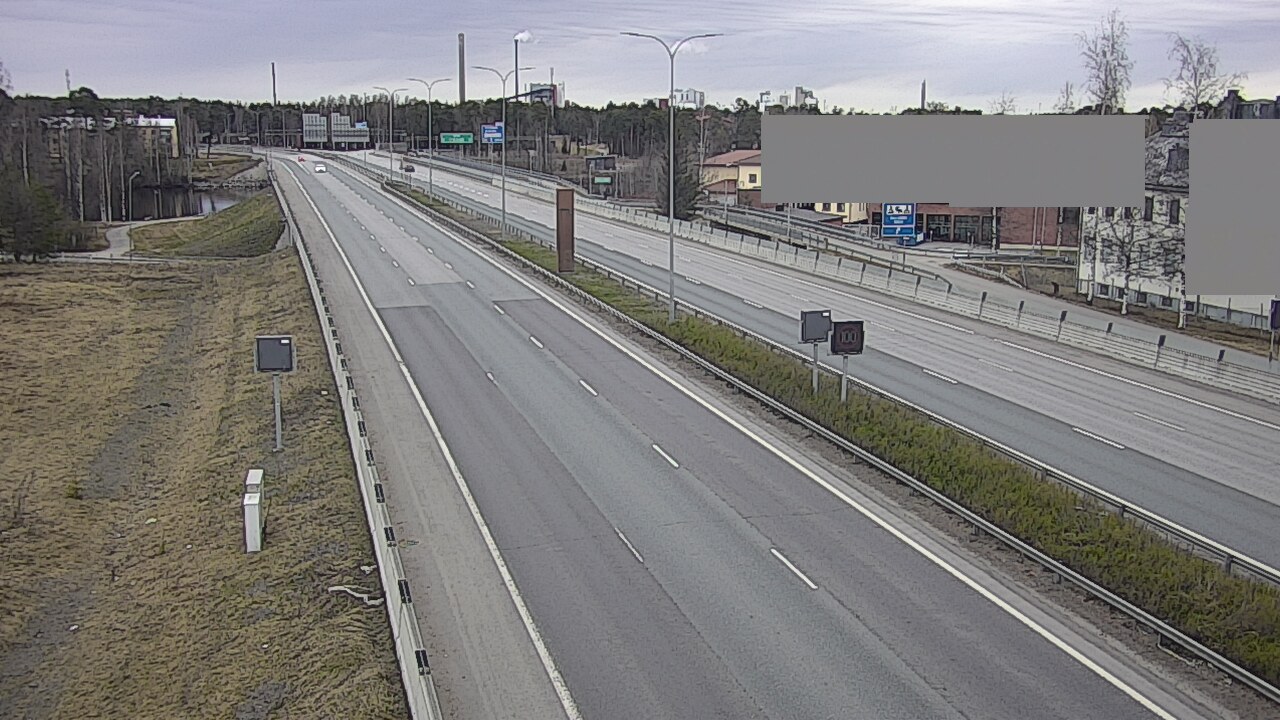 Weather Camera Image Väg 4 Uleåborg, Intiö, Oulu, Pohjois-Pohjanmaa