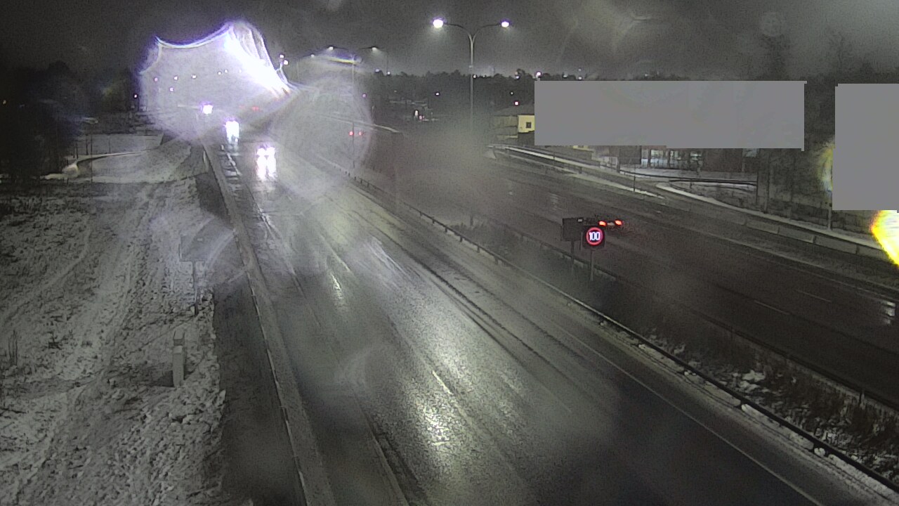 Weather Camera Image Väg 4 Uleåborg, Intiö, Oulu, Pohjois-Pohjanmaa